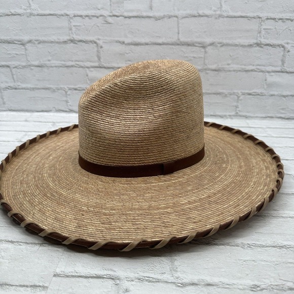 Atwood Other - Atwood Cowboy Western Hat Men's La Ranchera 6 7/8 Horse Hair Tassel Chin Strap